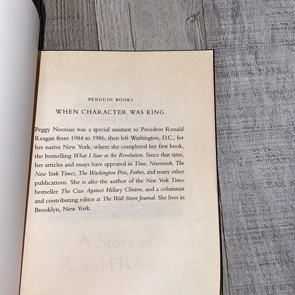 When character was king, a story of Ronald Reagan book - Picture 2 of 8